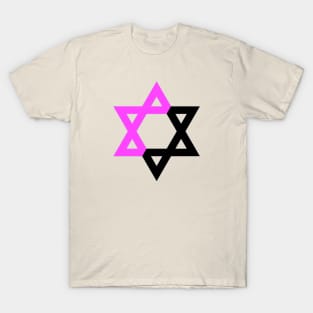 Queer Anarchist Magen David T-Shirt